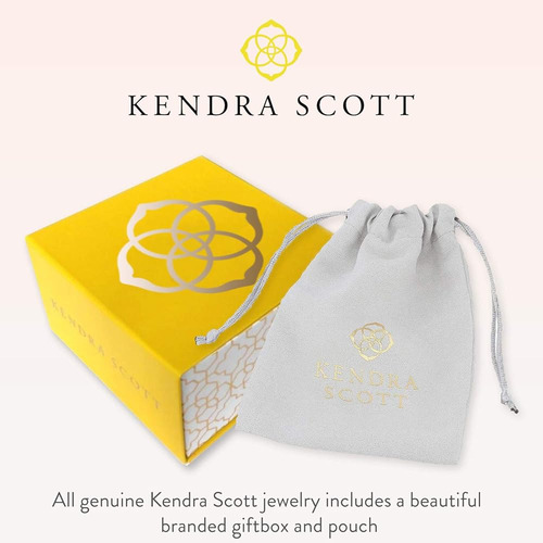 Extensor De Collar Kendra Scott 2 Oro 14k Con Cierre Langos
