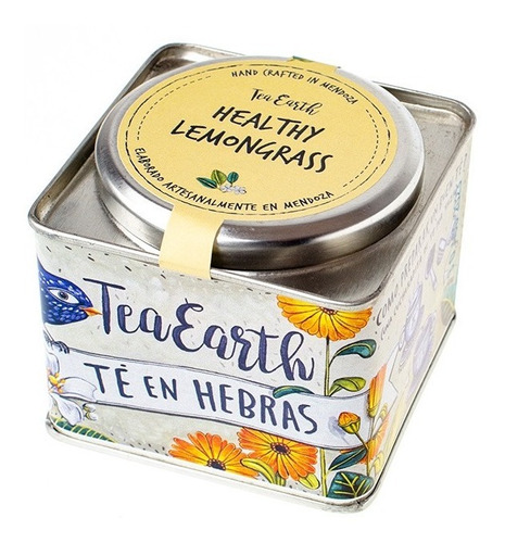 Lata De Te En Hebras Healthy Lemongrass 50 Grs Tea Earth 
