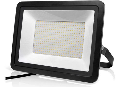 Reflector Led Multipunto 100w Ip65 Extradelgado Luz Blanca Color de la carcasa Negro 220V