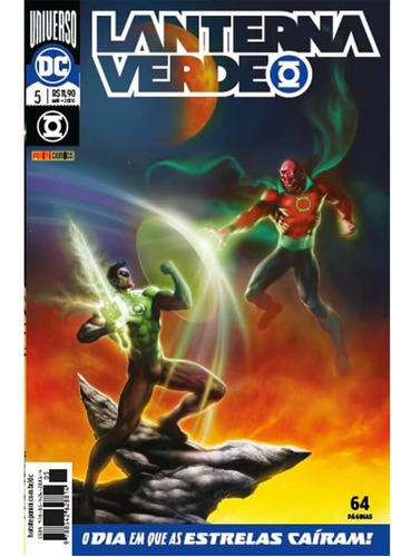 Lanterna Verde: Universo DC - 5: O dia em que as estrelas caíram!, de Morrison, Grant. Editora Panini Brasil LTDA, capa mole em português, 2020