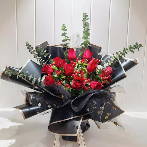 2024 20 Hojas Papel Coreano For Ramos Bouquet Floral