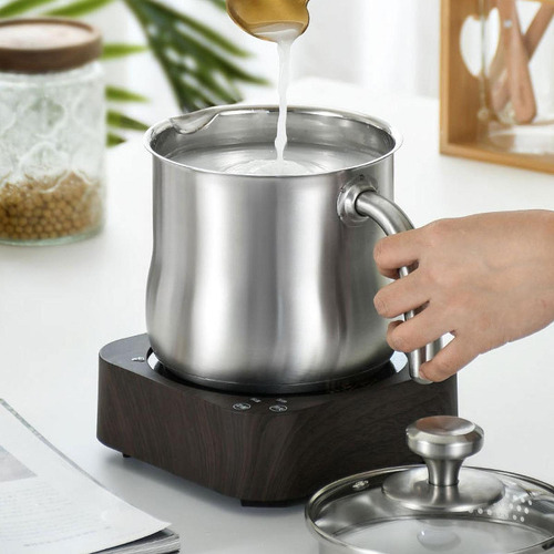 Cacerola Antiadherente Con Tapa, Miniolla Para Interior Y