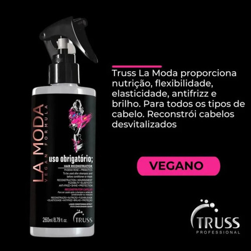 Truss Uso Obrigatório Shampoo+ Condicionador 300ml+ Leave-in