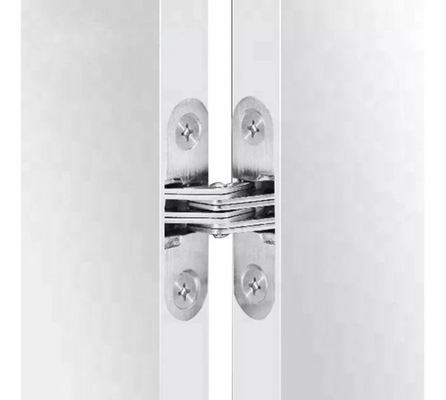 Imagen 5 de 5 de Bisagra De Canto Invisible De Seguridad Para Puerta 94mm