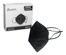Comprar Cubrebocas Kn95 Negro Mascarilla Sanwo Certificado 100 Pzas
