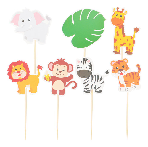 Tarjetas De Papel Para Decoración De Bebés Con Animales Del