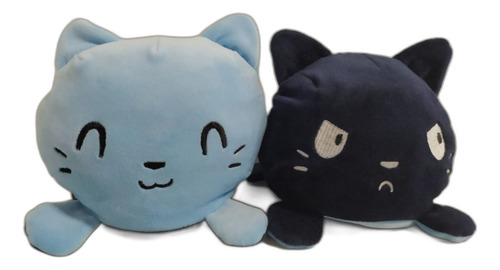 Gato Gatito Doble Cara Pulpo Pulpito Reversible Peluche Flip