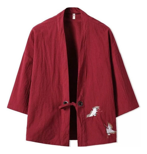 Yukata Bordado De Kimono Japonés Para Hombre