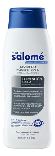 Shampoo Hombres Prevención Caída María Salomé