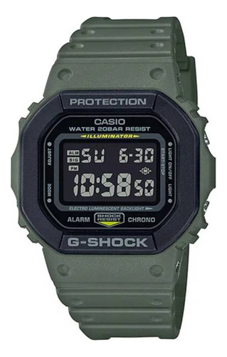 Reloj Pulsera Casio G-shock Digital 5600 Series Verde