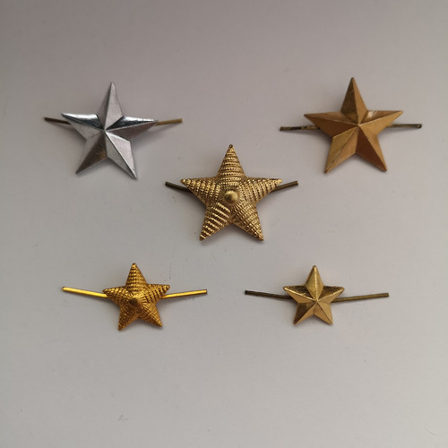 5 Estrellas Insignias Piochas Militares Rusas Sovieticas