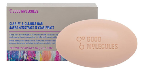 Good Molecules Clarify And Cleanse Bar - Barra Sin Jabón Con