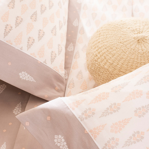 Sábanas King Arredo Algodón Peinado Estampas Florales