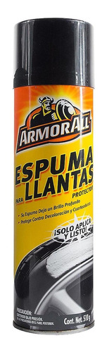 12 Espuma Limpieza Brillo Protección Llantas Armor All 510g