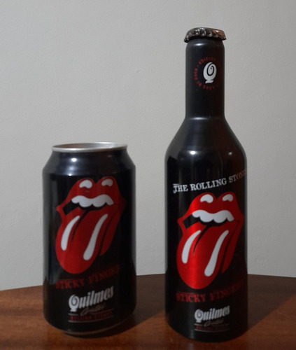 Botella Y Lata De Colección Rolling Stones