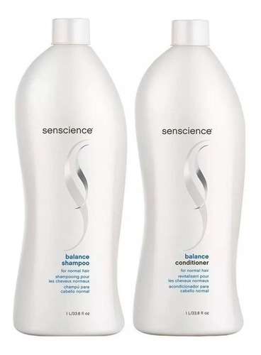  Kit Senscience Balance Shampoo 1l + Condicionador 1l