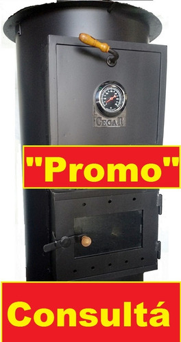 Salamandra Cecar C/horno De 22000k Apta Pellets Extra Pesada