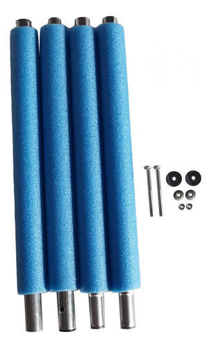 New 4x Postes De Trampolín Tubo De Acero Protector De 52,5