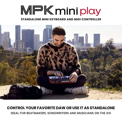 Akai Mpk Mini Play Mk3 Profesional - Controlador De Teclado