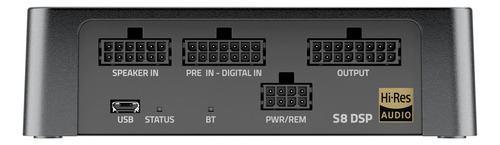Processador Audio Hertz S8 Dsp Bluetooth 8ch+ Brinde
