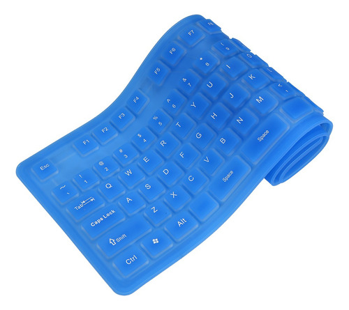 108 Teclas Usb Silicona Flexible Plegable Teclado