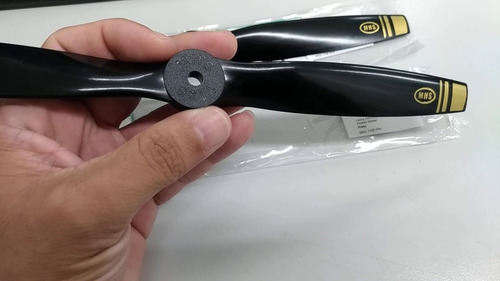 2 Hélices Mhs Fly 11/6 Glow Para Aeromodelo Com Motores .46 .52 O.S. - ASP - ThunderTiger Cor Preto