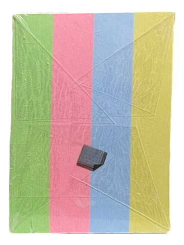 Mini Notas Adhesivas 47x47mm Color Pastel 2x2 Cubo 400 Hojas