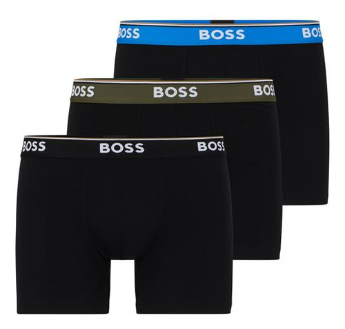 Boxer Hugo Boss Trunk Algodón 3pk Hombré - Original
