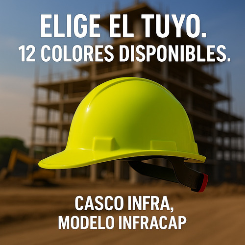 Casco Infra Modelo Infracap Ajuste De Matraca Negro