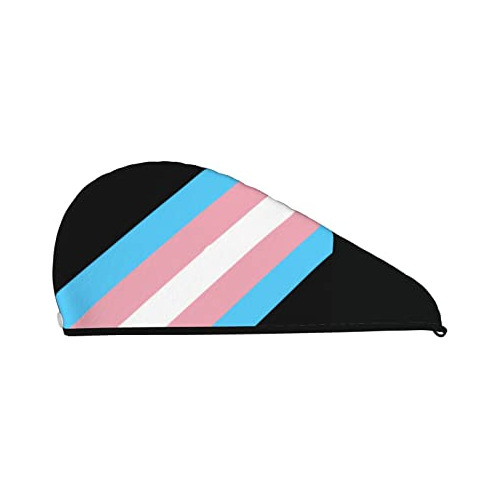 Lgbtq Transgender Pride Pattern Toalla Para El Cabello Envol