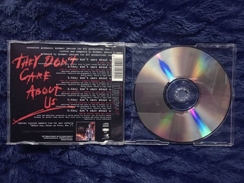 Cd Michael Jackson They Don't Care About Us Single Áustria