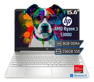 Laptop Hp Ryzen 3 5300u 15.6 Pulgadas 256gb 8gb Ram W11
