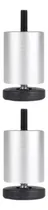 Comprar 2 Piezas De Muebles De Metal Muebles Ajustables 10 Cm Plata