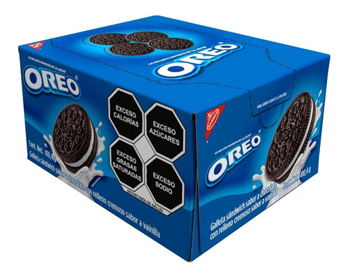 Imagen 2 de 2 de Galleta Oreo Display 45.6 Grs. 9 Und.