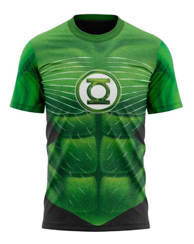 Imagem 1 de 4 de Lanterna Verde - Camiseta Infantil - Tecido Dryfit