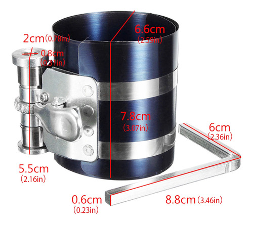Herramienta Para Instalar Anillos Y Piston En Motor De Coche