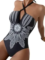 Comprar Mallas Enterizas Importadas Diseños Originales Negro 3