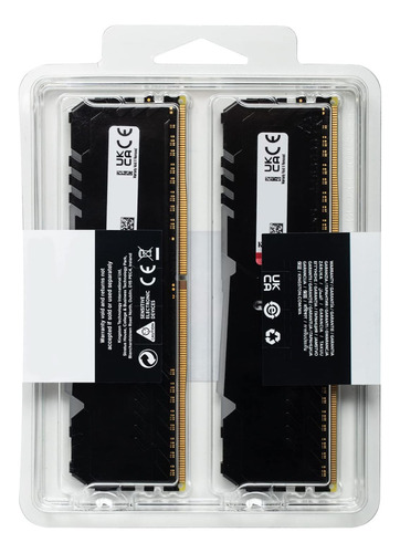 Memoria Ram 16gb Fury Beast Rgb 2x8 3600mhz Ddr4 Kingston