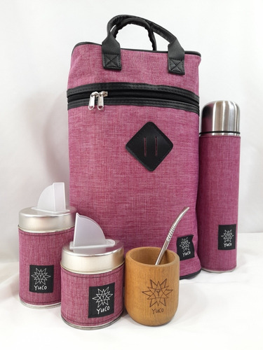 Set Matero Kit Completo | Bolso + Termo + Mate + Latas -yuco