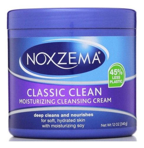 Noxzema Classic Clean Cream Limpiador Hidratante, 12 Oz