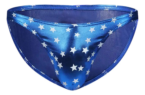 Calzoncillos De Cuero Estampados De Cintura Baja Para Hombre