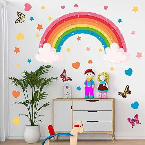 , Pegatinas De Pared De Arcoíris Grandes | Adhesivos