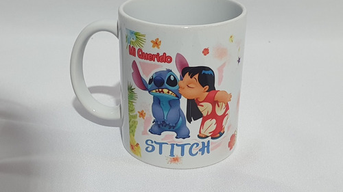 Taza Lilo Y  Stitch  Bailando