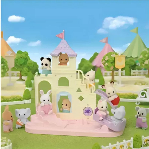 Casa de muñecas Epoch Sylvanian Families 5782 5782, color rosa claro