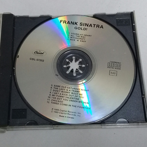 Cd Frank Sinatra - Gold ! (Usado)
