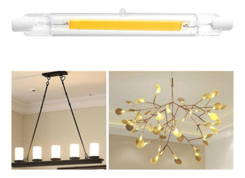 Bombilla Cob De Tubo De Vidrio J118 Led R7s De 118 Mm 100 W