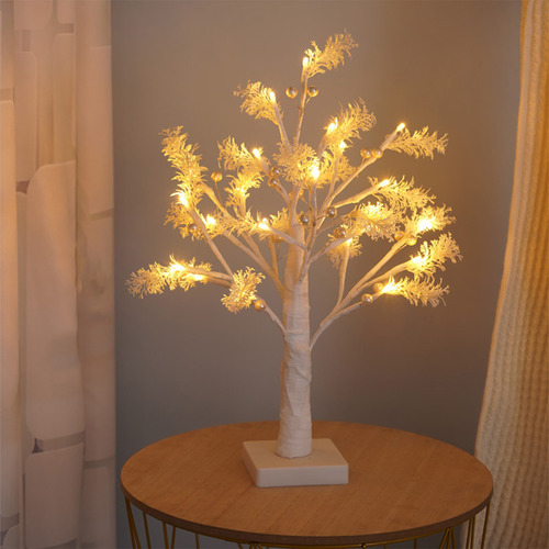 Luz Nocturna Led Led Led Con Forma De Árbol, Mesita De Noche