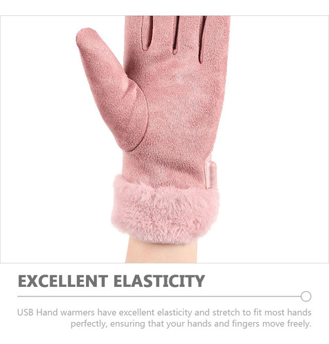 1 Juego De Guantes Térmicos Usb, Guantes Térmicos Para Mujer
