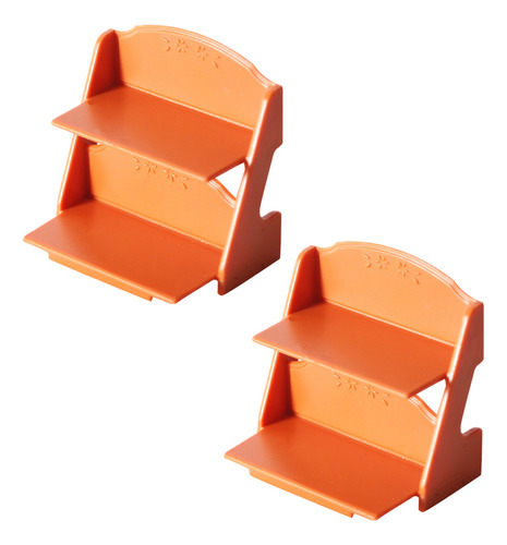 Estante Para Flores Mini House De Dos Capas, De Plástico, 2