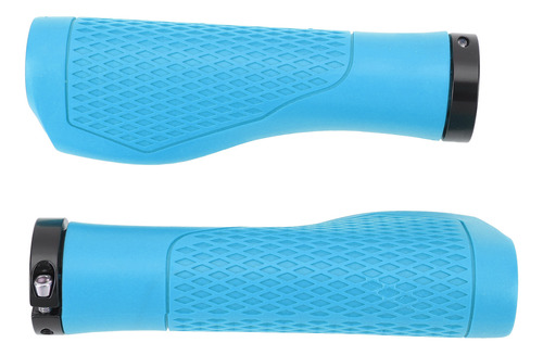 Par De Empuñaduras Antideslizantes Para Manillar Blue Cycles